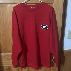 NWOT Ladies Georgia Bulldogs Long-Sleeve Shirt